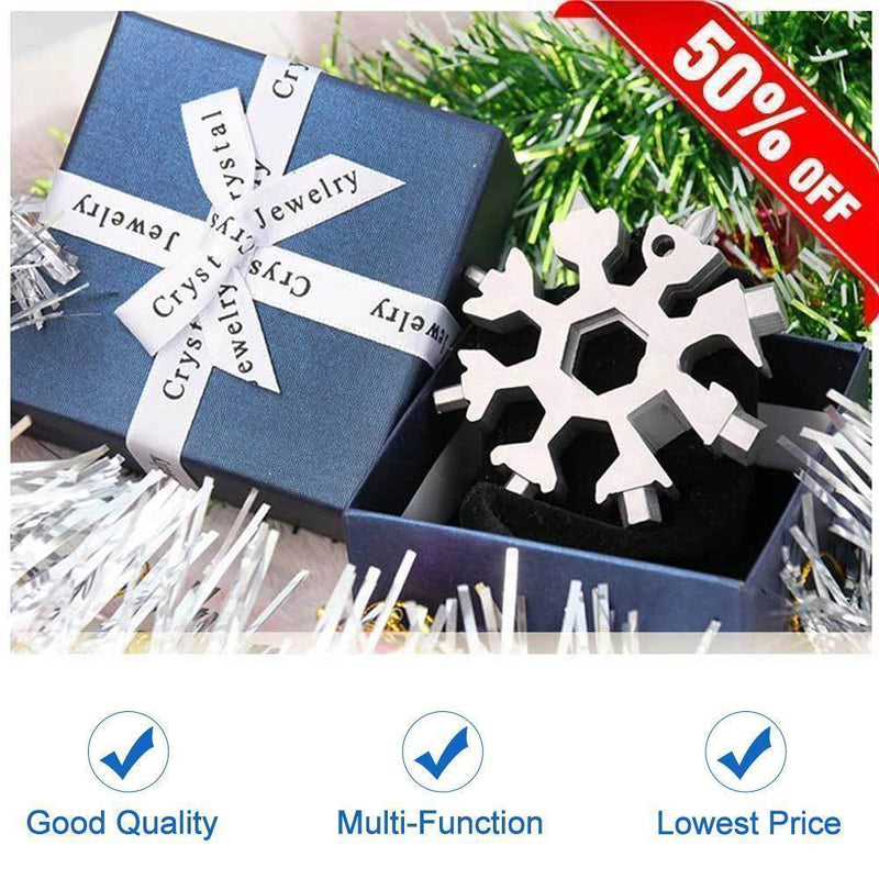 18-in-1 stainless steel snowflakes multi-tool