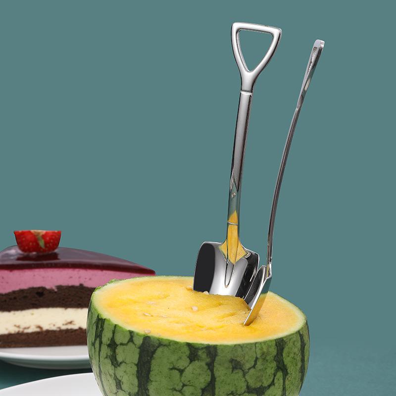 Comfybear™Creative Dessert Ice Cream 304 Stainless Steel Spade Spoon