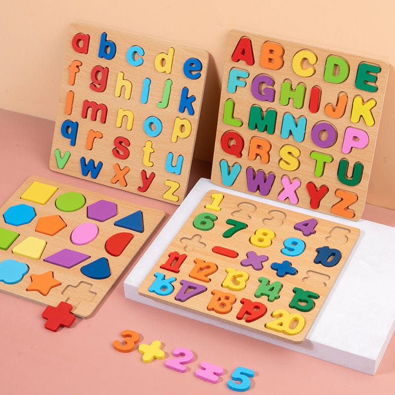 Wooden Puzzles for Toddlers