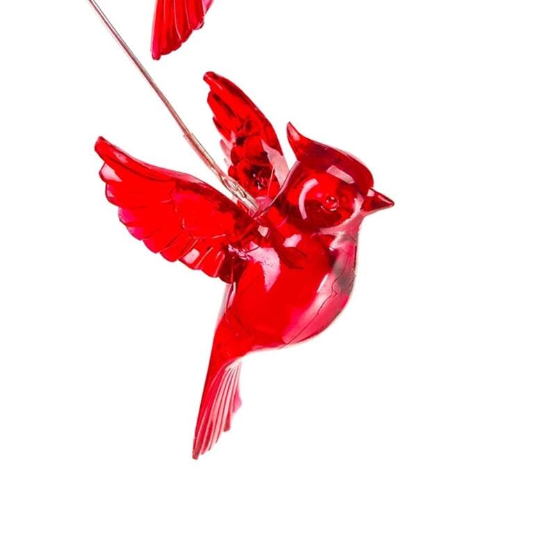 Solar Cardinal Wind Chime Light