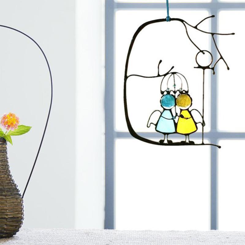 Comfybear™Suncatcher Stained Glass Art Window Hangings