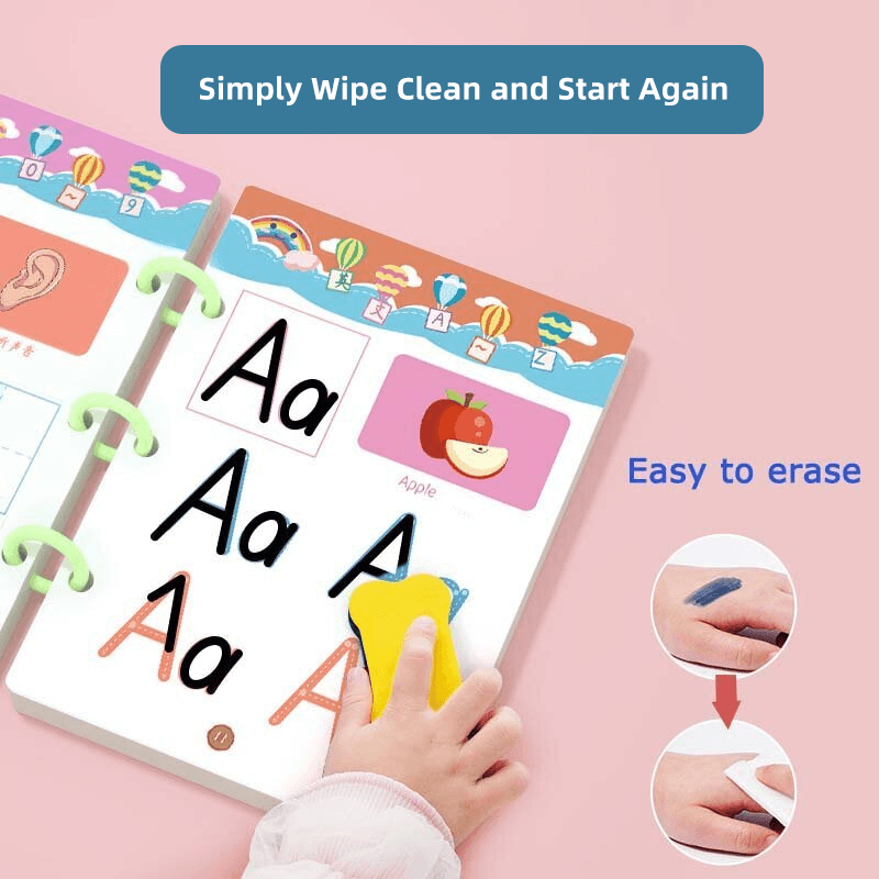 Comfybear™Wipe Clean Pen Control Board Book