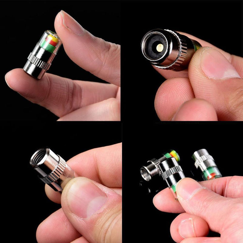 Comfybear Tire Pressure Indicator Valve Stem Caps