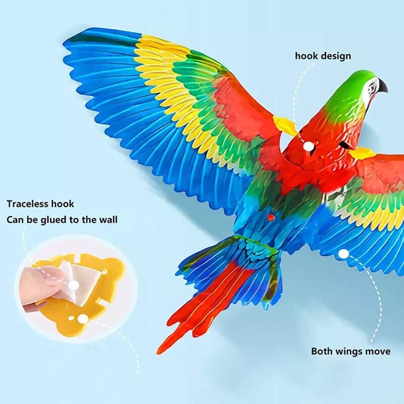 Simulated Birds Hanging Pet Toy