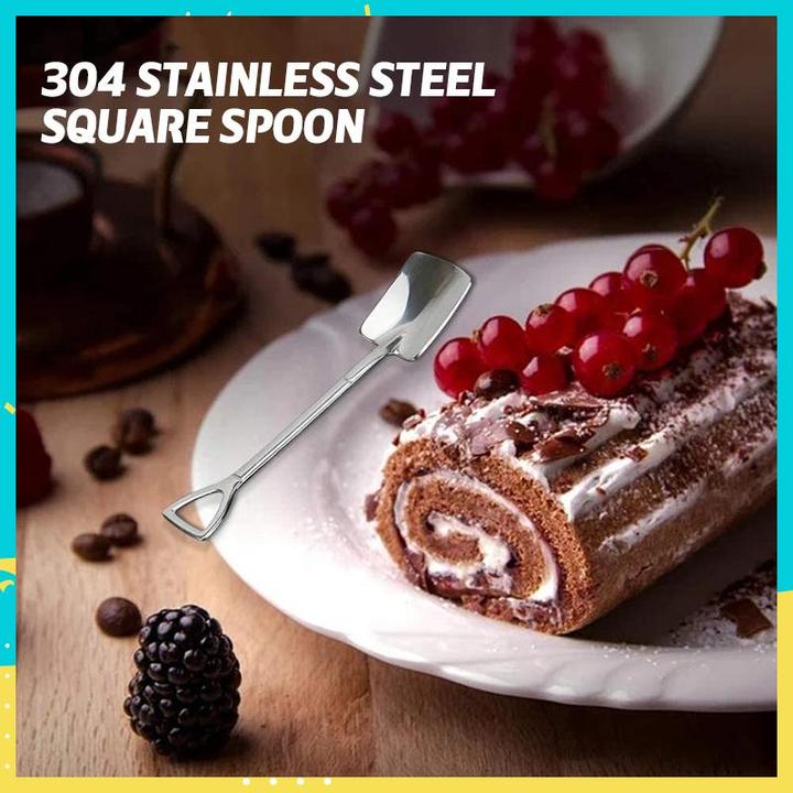 Comfybear™Creative Dessert Ice Cream 304 Stainless Steel Spade Spoon