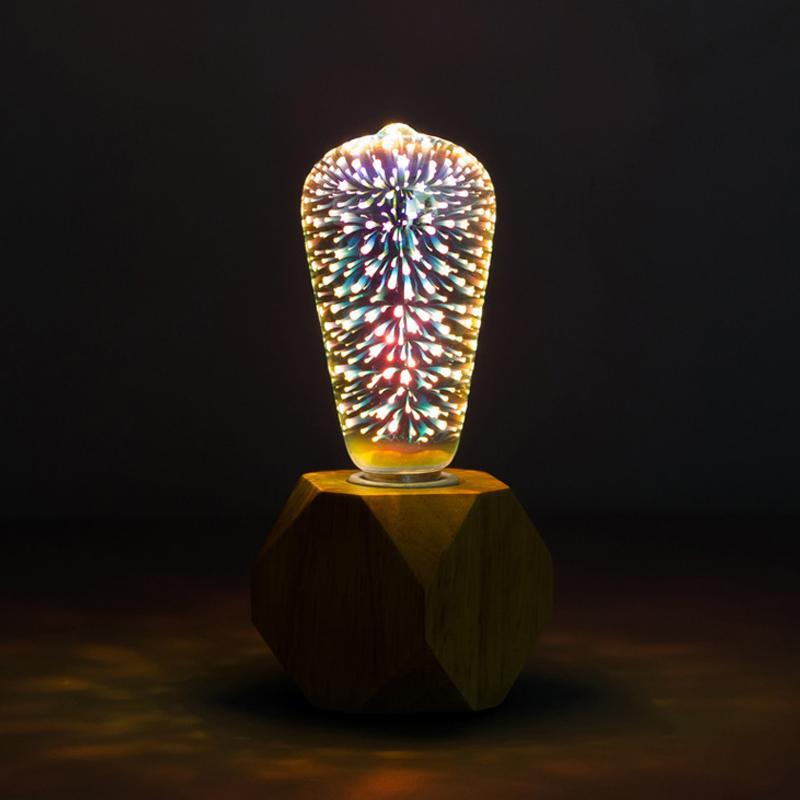 3D Fireworks Decorative LED Bulbs