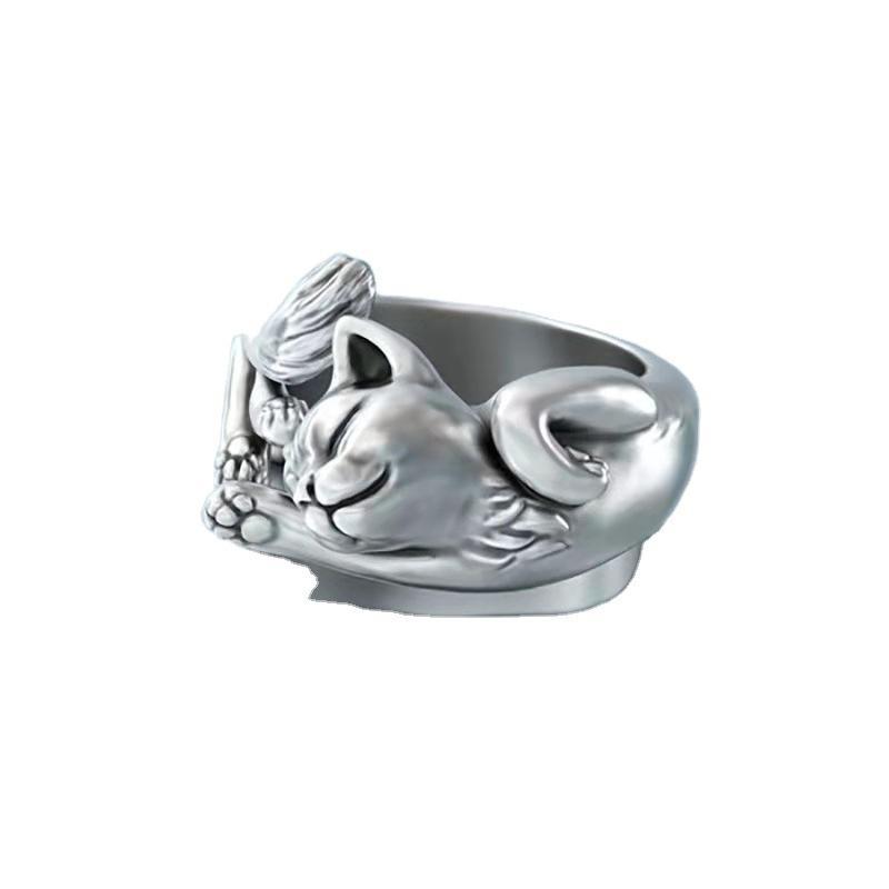 Comfybear™Cat Lovers Cat Ring
