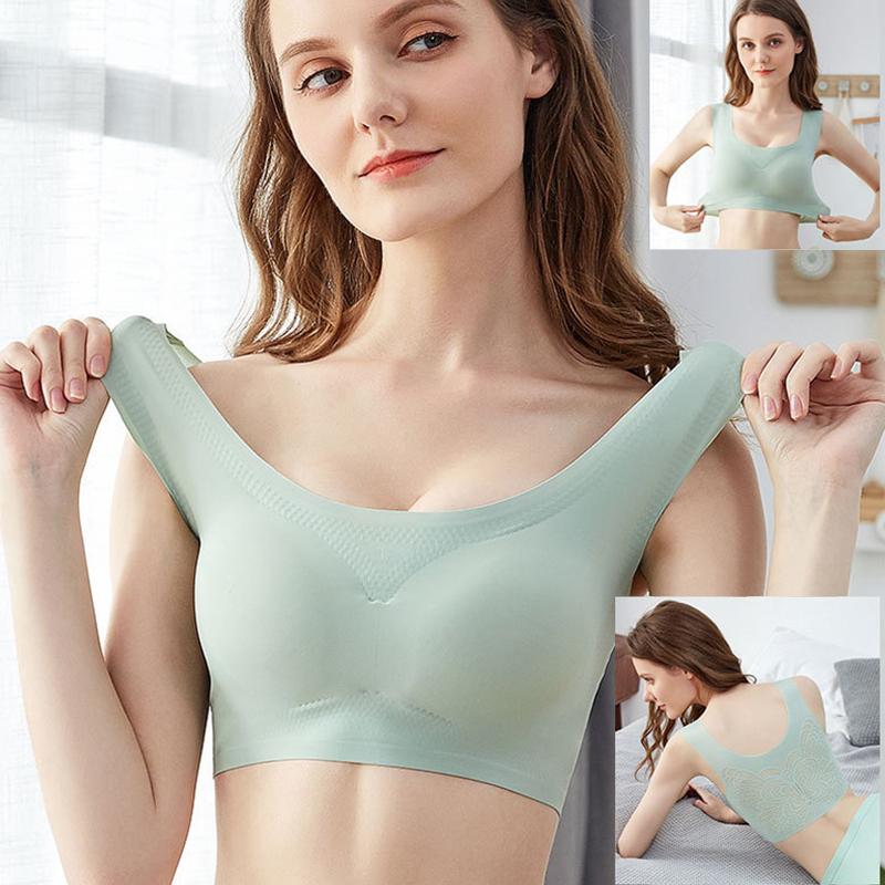Plus Size Ultra-thin Ice Silk Comfort Bra