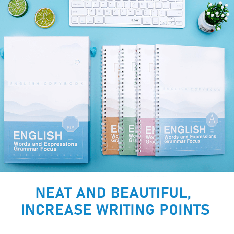 Comfybear™Reusable English Calligraphy Copybook