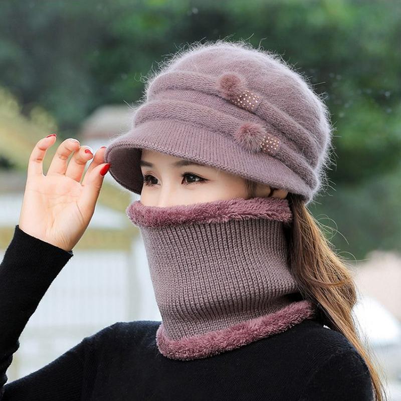 Comfybear™ Winter Hat and Scarf Set for Women