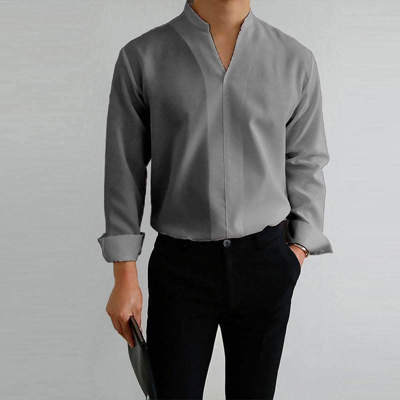 Gentlemans Simple Design Casual Shirt
