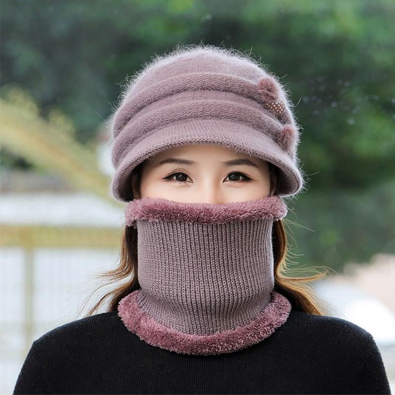 Comfybear™ Winter Hat and Scarf Set for Women