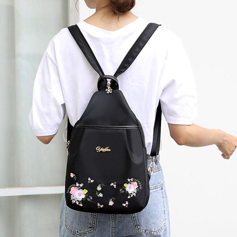 Embroidery Lightweight Backpack