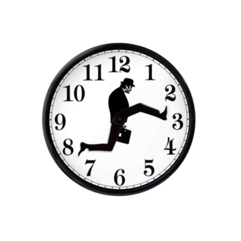 Comfybear™Ministry of Silly Walks Clock