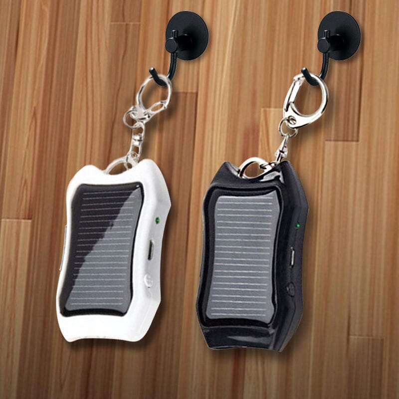 Mini Solar Power Bank Keychain