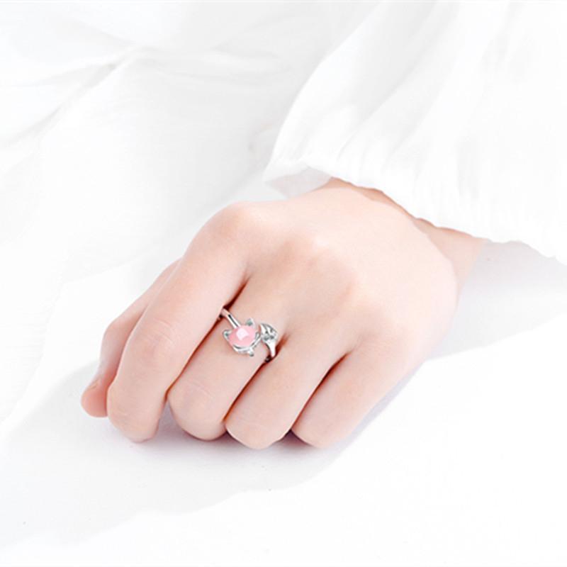 Comfybear™Rhinestone Fox Ring