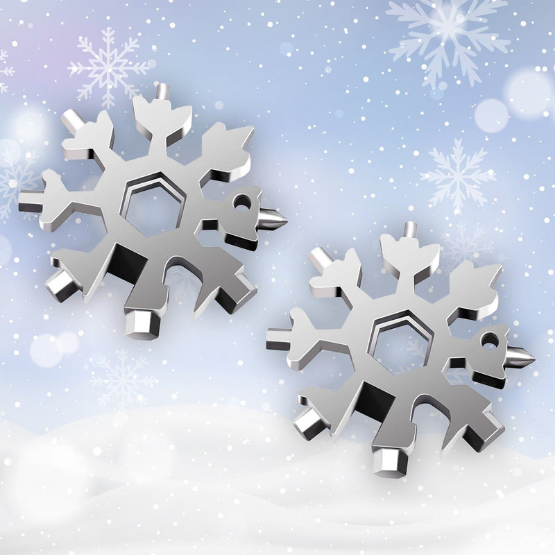 18-in-1 stainless steel snowflakes multi-tool