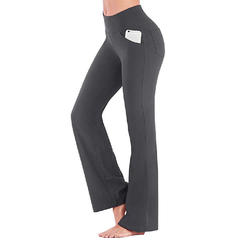 Women's High Waist and Flared Leg Yoga Pants