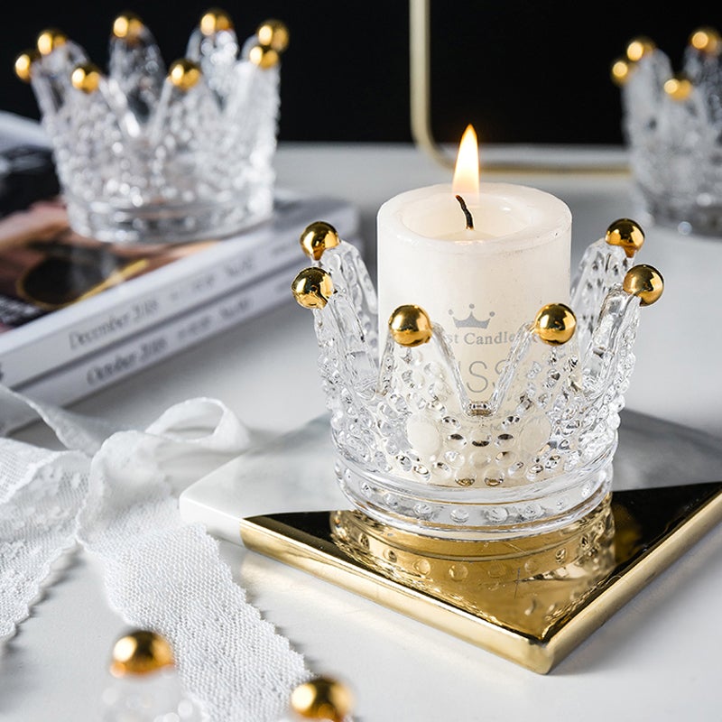 European Crown Candlestick Ornament