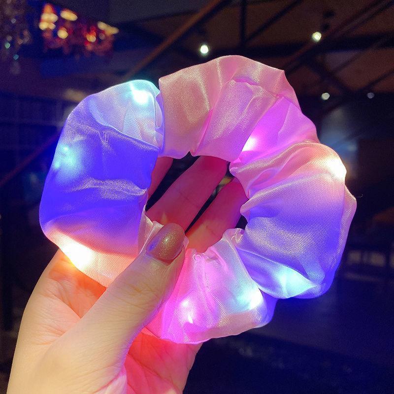 2021 Colorful Led Scrunchy Hair Bands