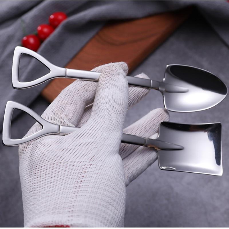 Comfybear™Creative Dessert Ice Cream 304 Stainless Steel Spade Spoon