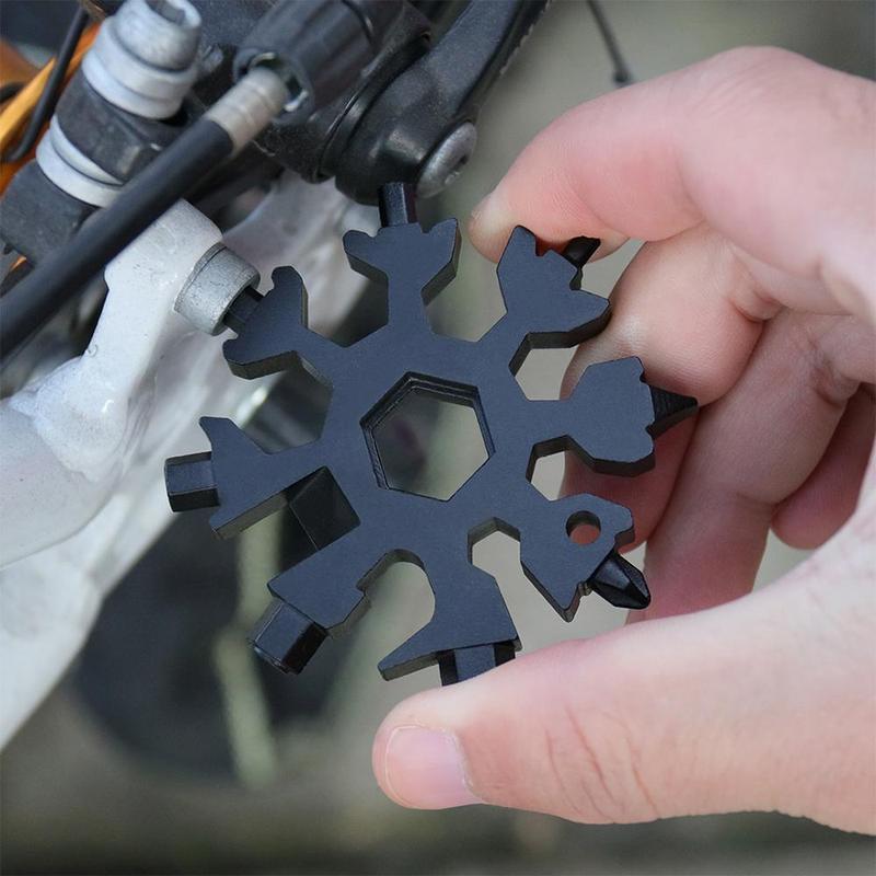 18-in-1 stainless steel snowflakes multi-tool