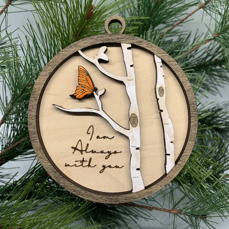 Handmade Memorial Ornament With Cardinals