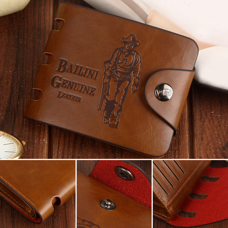 Men's Short Vintage Wallet