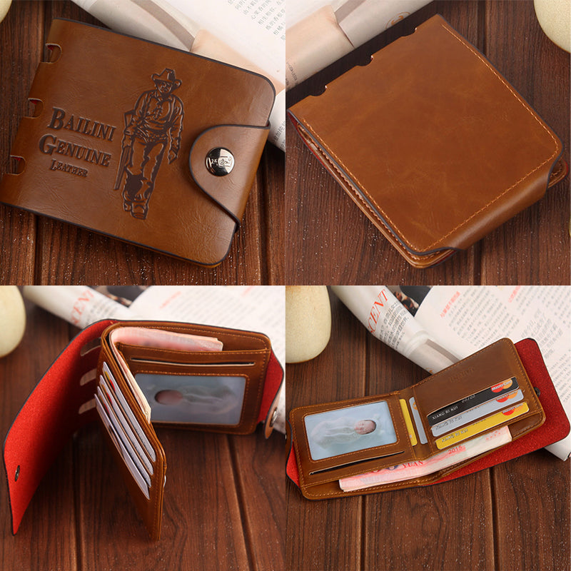 Men's Short Vintage Wallet