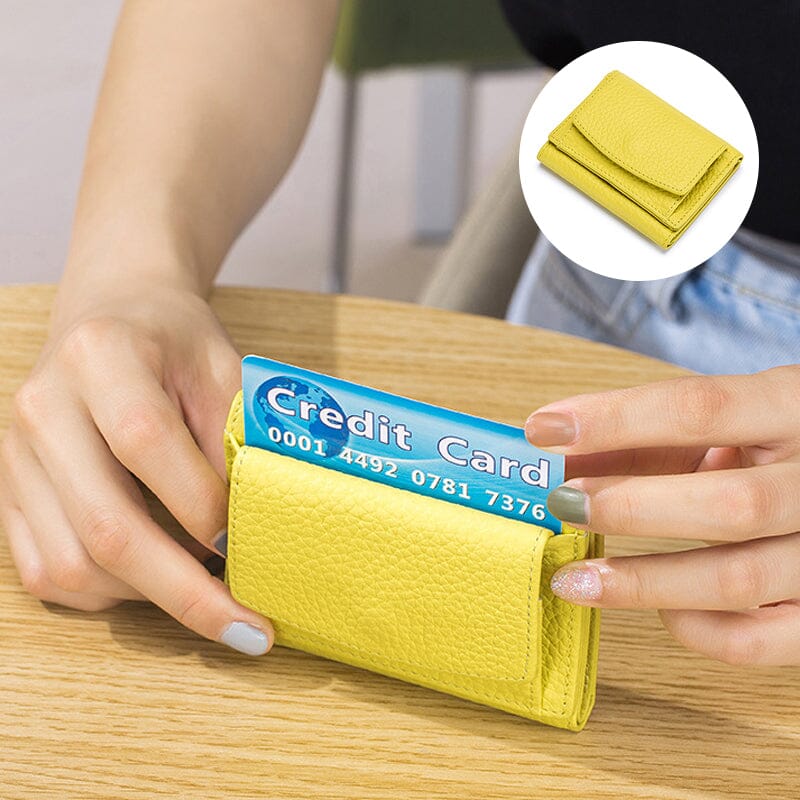 RFID Blocking Card Holder Organizer Pocket Mini Wallet