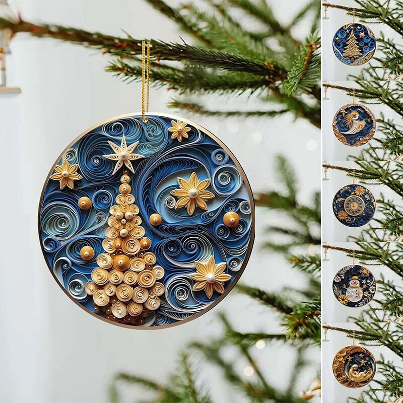 3D Non-Textured Christmas Ornaments