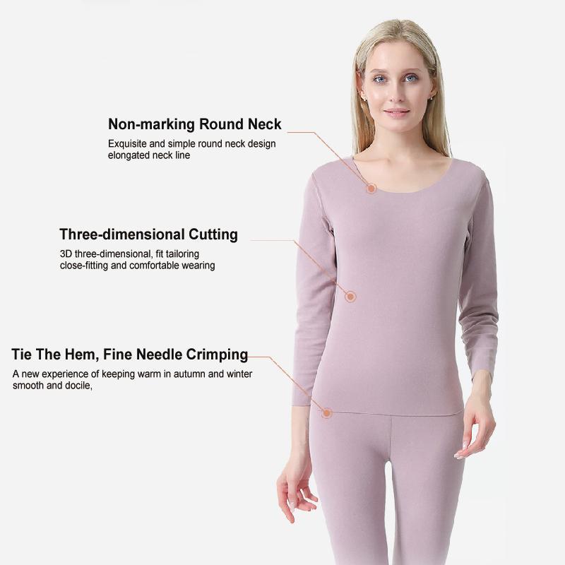 Comfybear™Double-sided Brushed Thermal Underwear Long Sleeve Set
