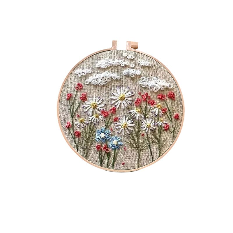 Beginner's Embroidery Flower Kit