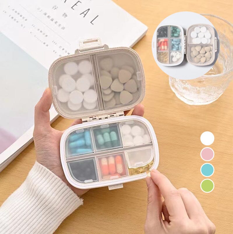 Compartments Pill Box【Free Stickers Included】