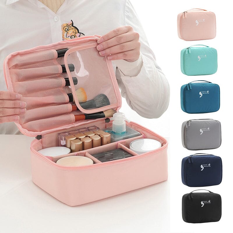 Multifunctional Compartmentalized Square Bag Travel Storage Bag