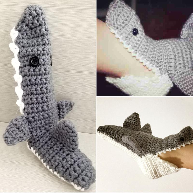 Comfybear™Knitted Shark Socks