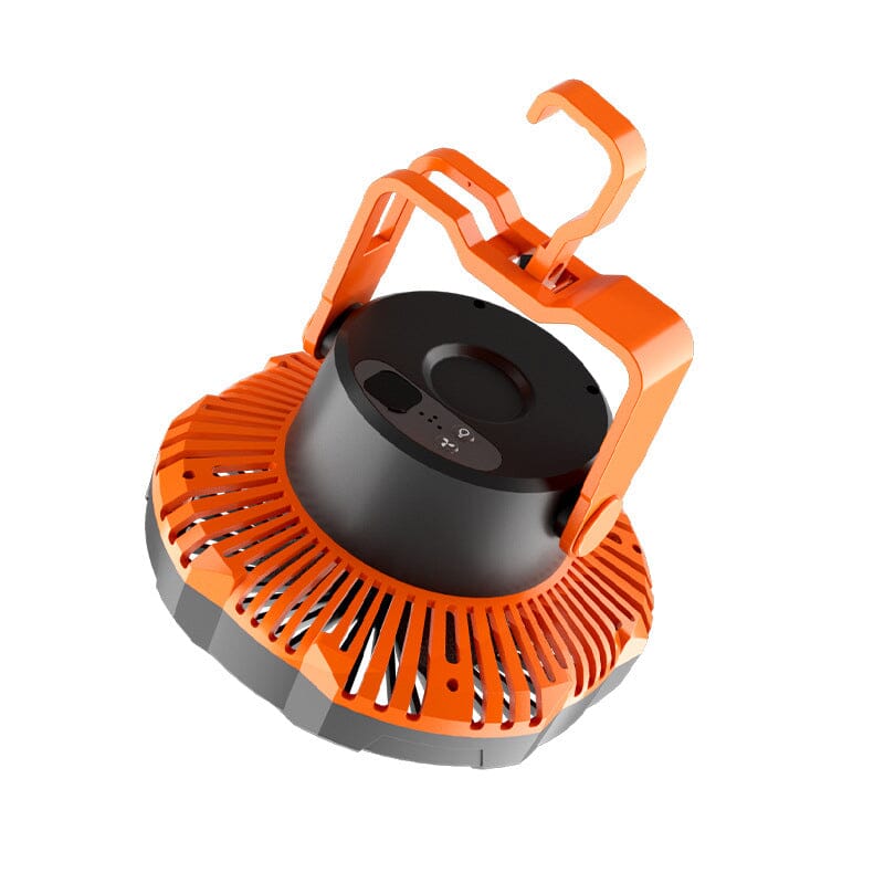 Portable Camping Fan with LED Lantern