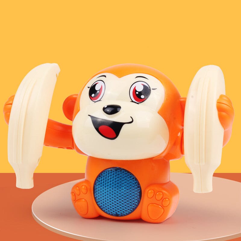 Early Infant Electric Flip And Head Monkey Toy