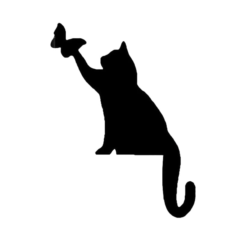 Halloween Black Cat Door Corner Sign Decoration